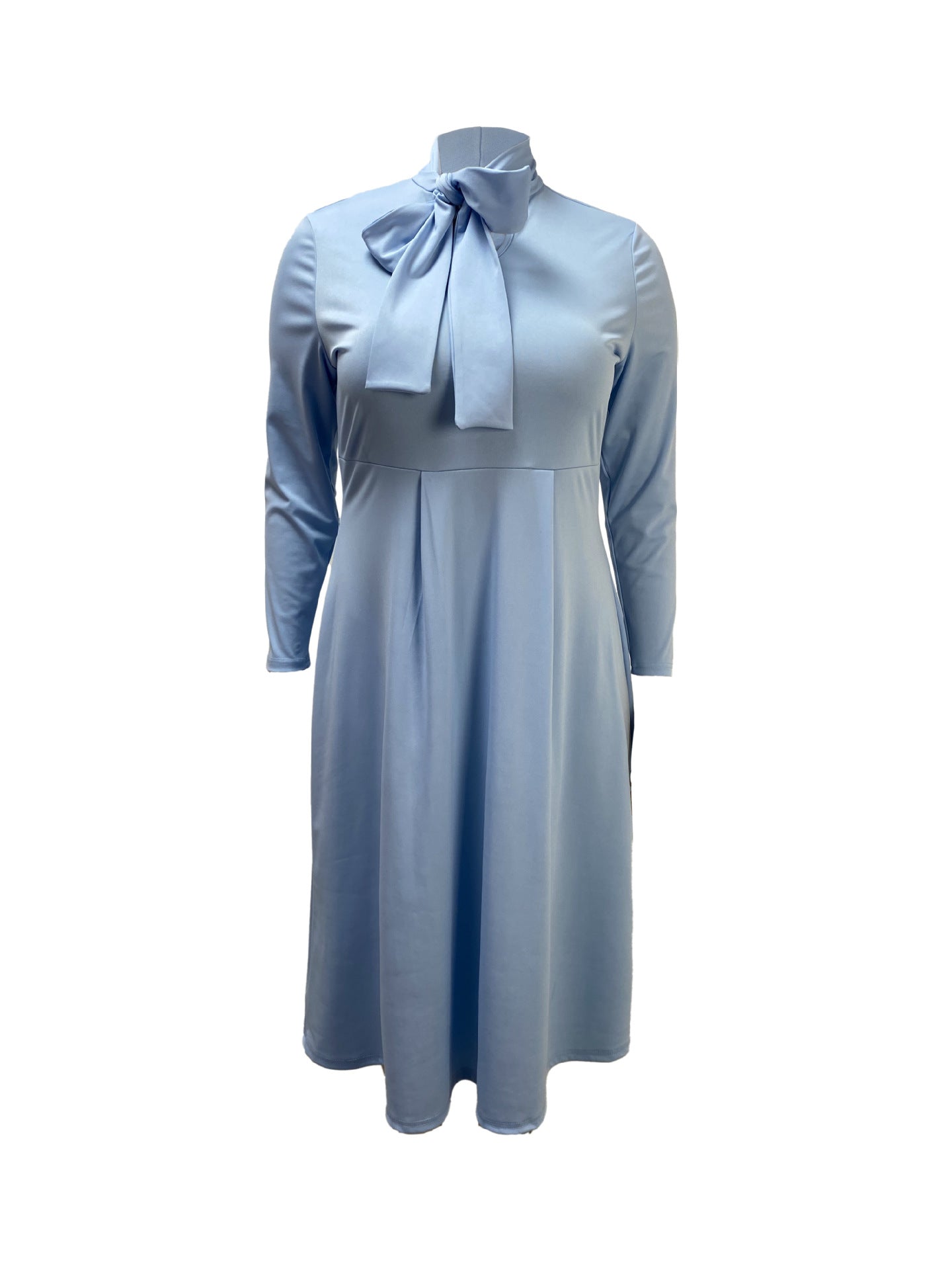 Women's Plus Size Slim Waist Elegant Dress 3