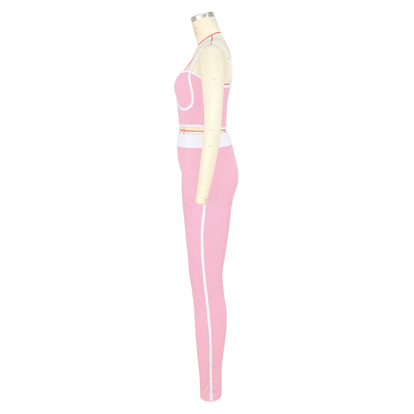 Women Sports Suspender Top and Pants Two-Piece Set 7