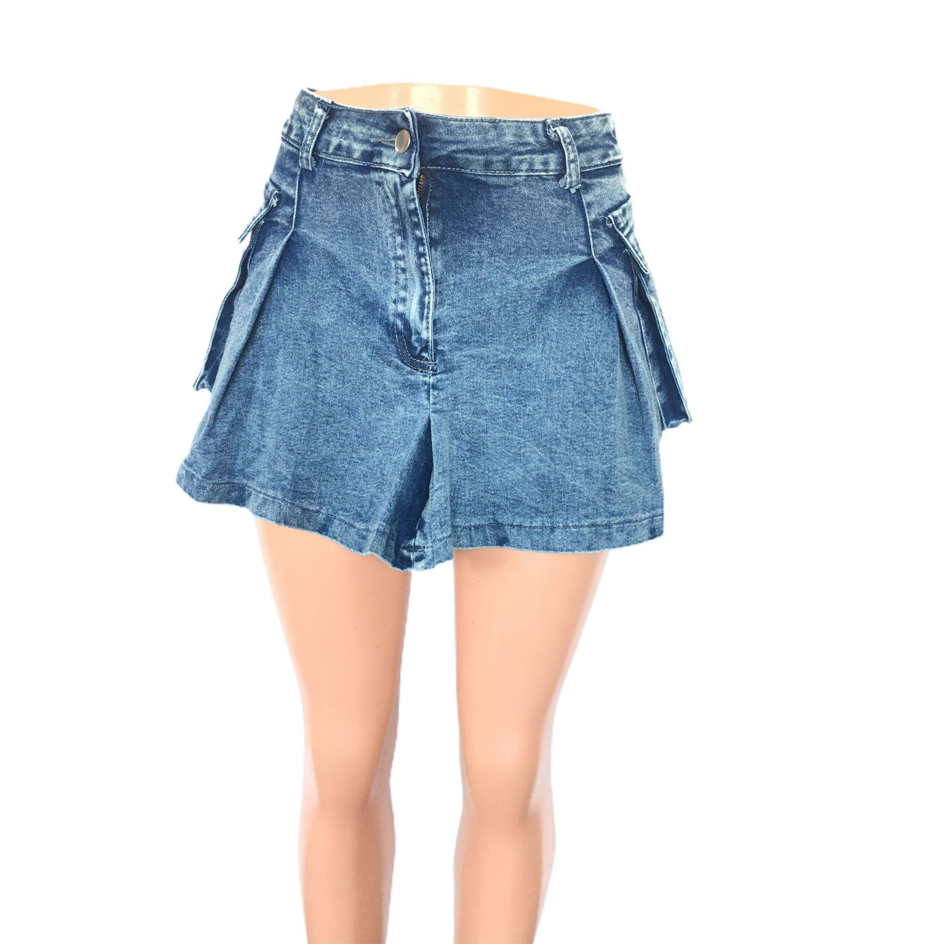 Sexy Fit Denim Mini Club Skirt 13