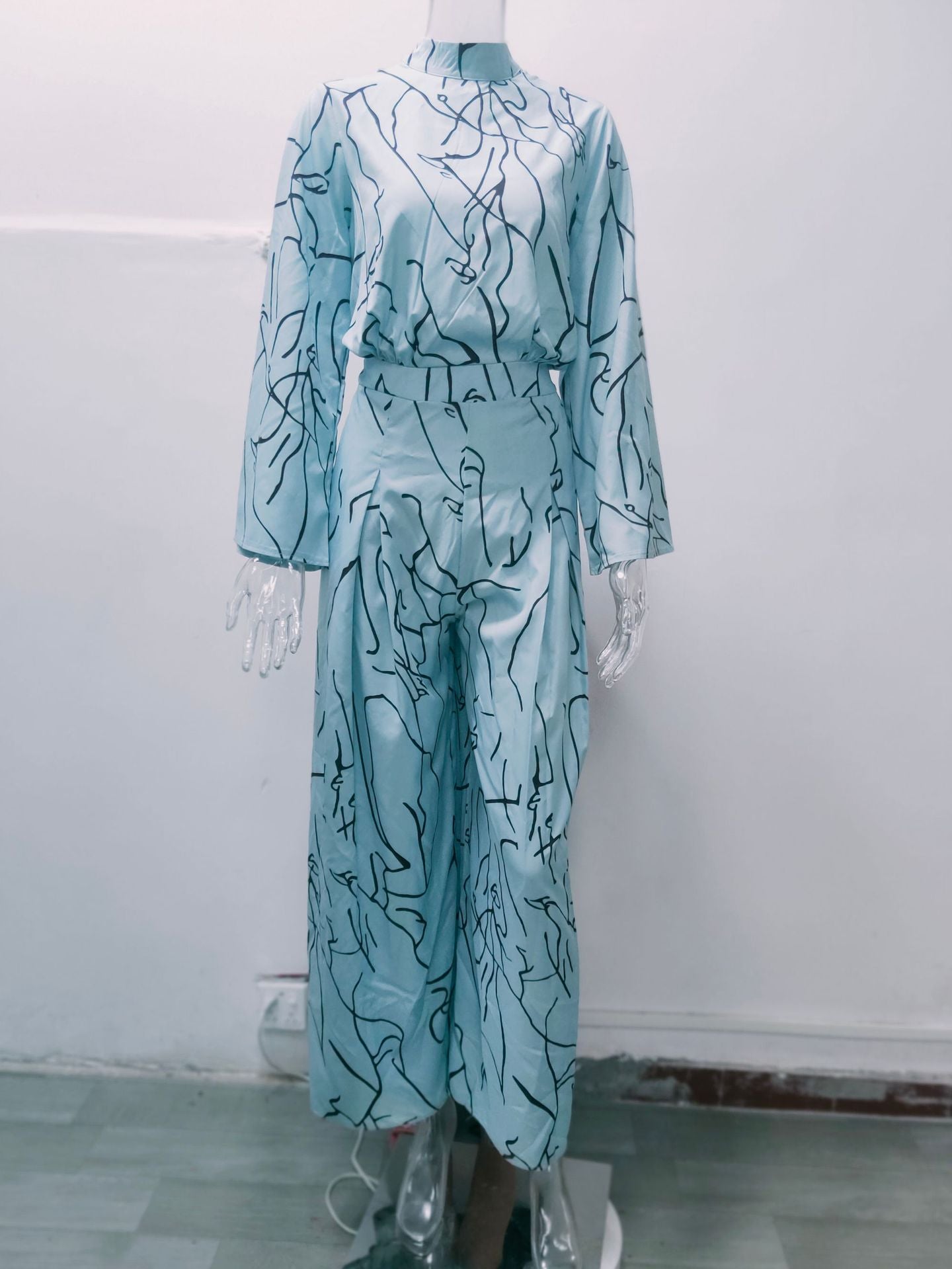 Women Summer Elegant Lace-Up Print Sleeveless Jumpsuit 21