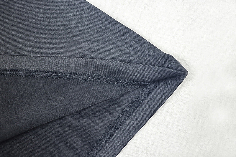 Women's Solid Color Hollow Out Sexy Fashion Long Sleeve Slim Waist Bodycon Short Dress 15