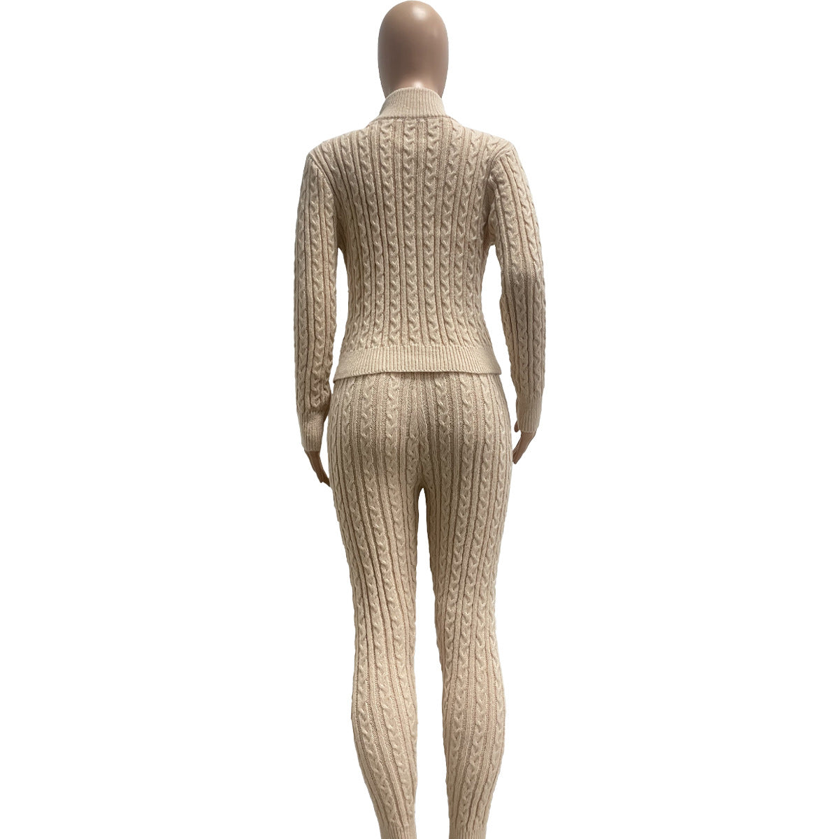 Women knitting Casual Top and Pant Two Piece Set 15