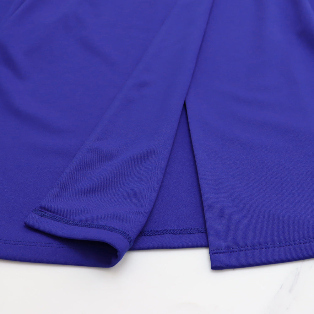 Women long sleeve cardigan lace up suit dress 18