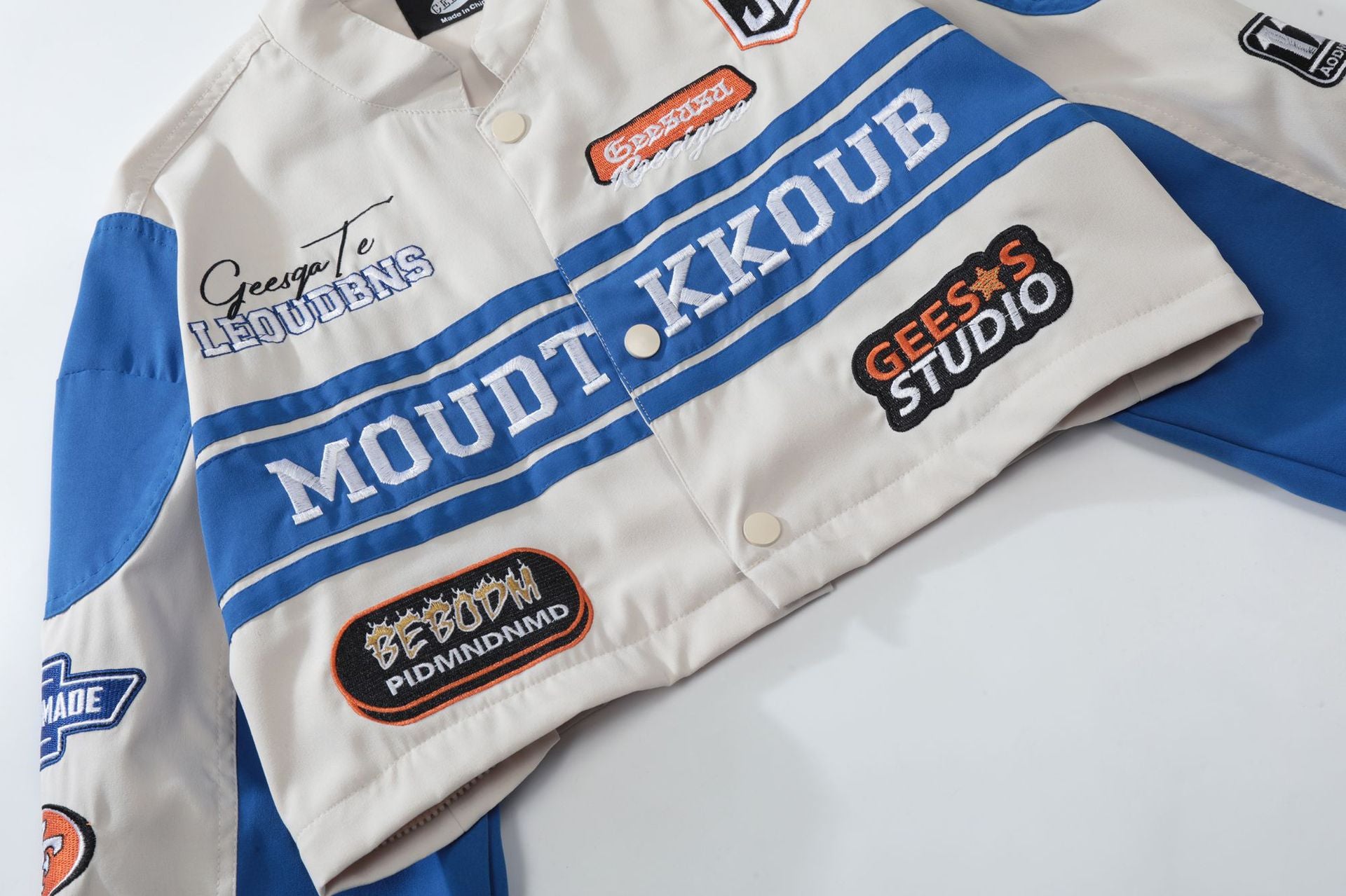 Men's detachable embroidered jacket 20