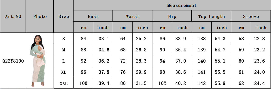 Women Elegant Contrast Hollow Sexy Dress 7