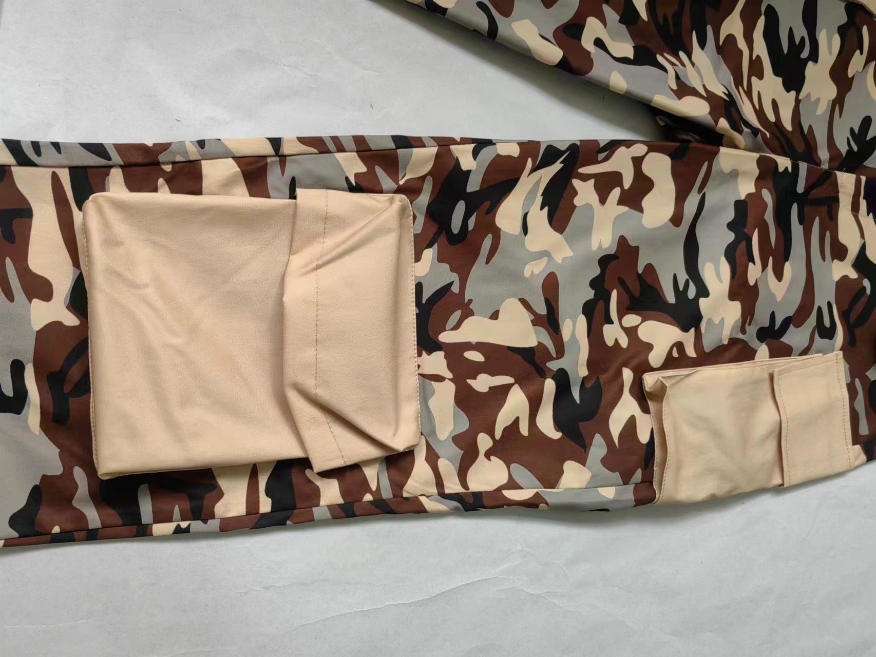 Women's High Waist Loose Straight Camouflage Printed Multi-Pocket Fashion Streetwear Cargo Pants 24