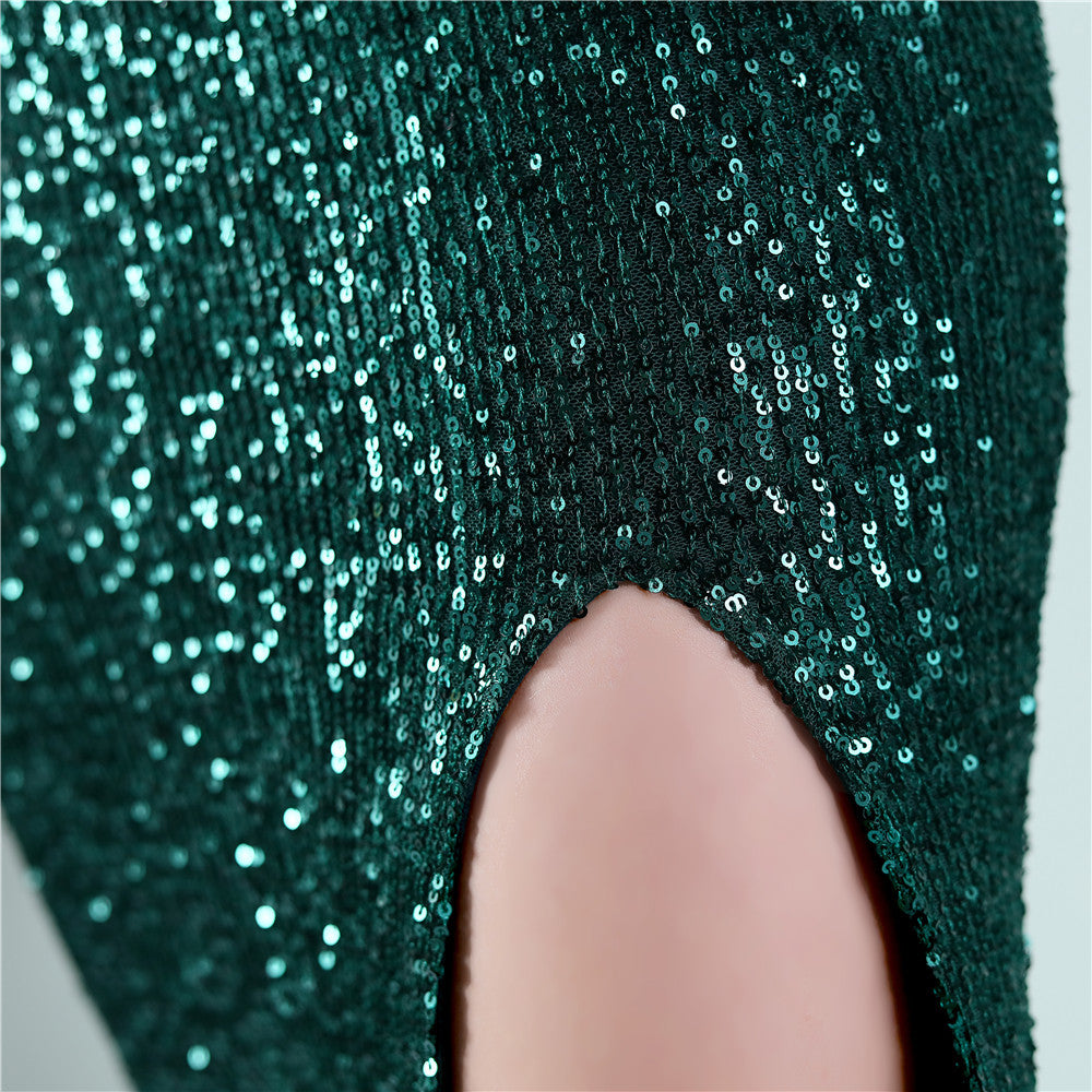 Sequin Plus Size Beauty Formal Party Evening Dress 32