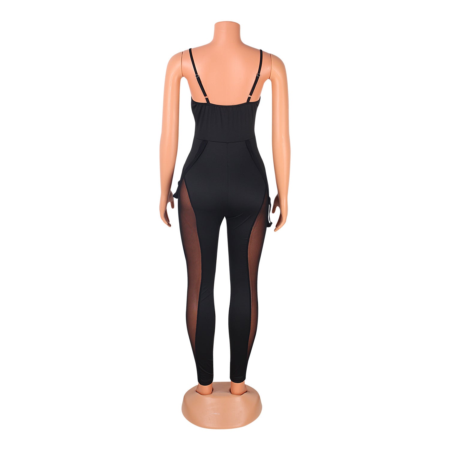 Women Mesh See-Through Sexy Suspender Jumpsuit 24