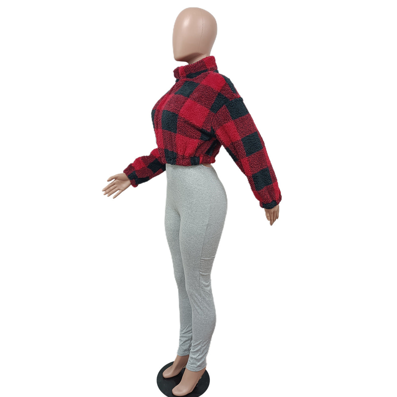 Autumn And Winter Fashion Casual Plaid Jacket 17