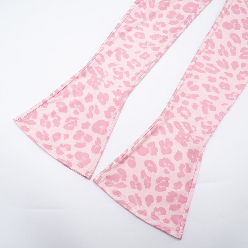 Women's Autumn Fashion Hooded Camouflage Print Long Sleeve Sports Slim Fit Casual Pants Set 26