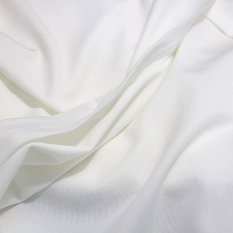 Autumn Formal White Beaded Short Sleeves Slit Evening Dress 11