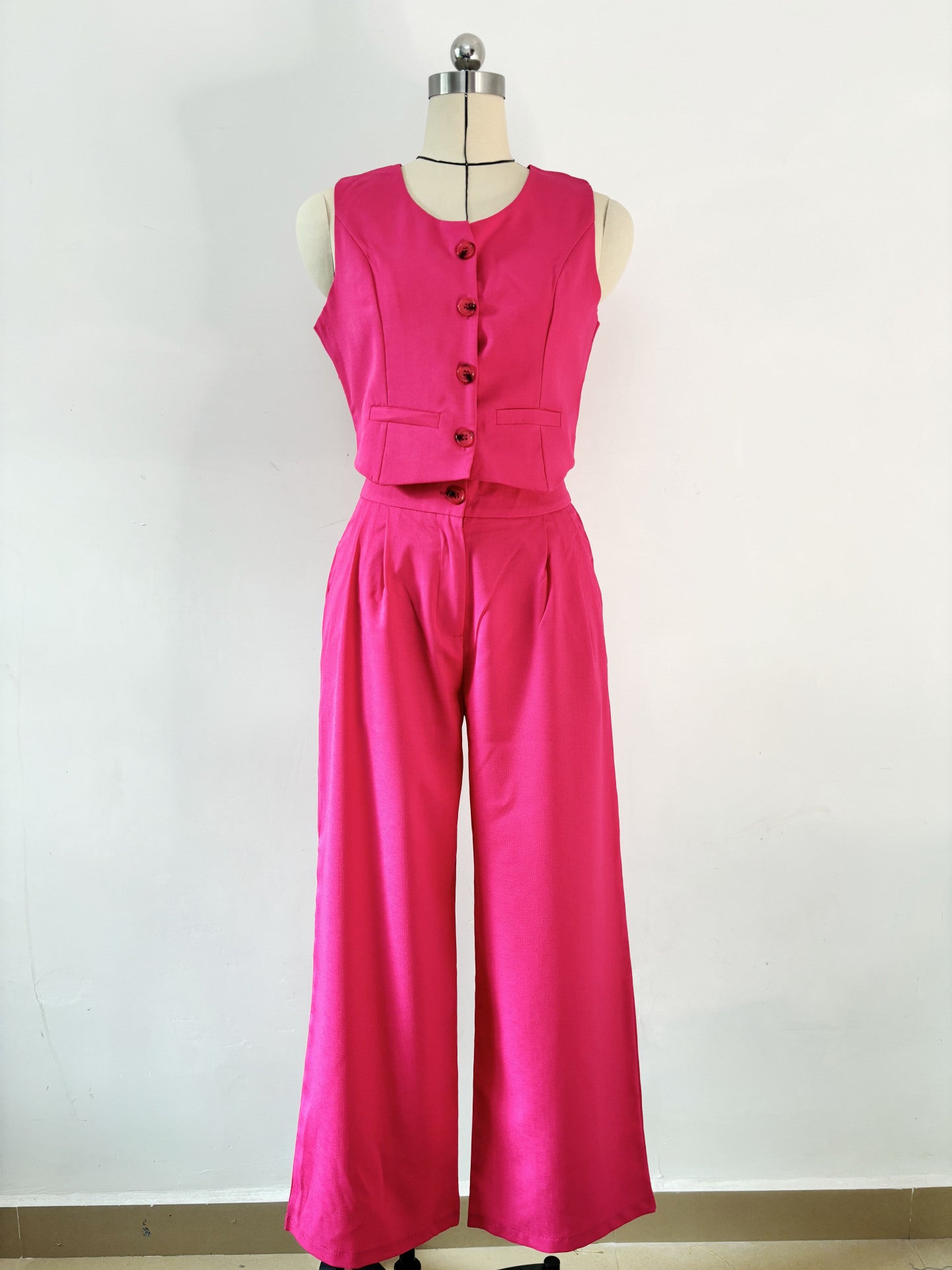 Women Summer Vest and Pants Two-piece Set 20