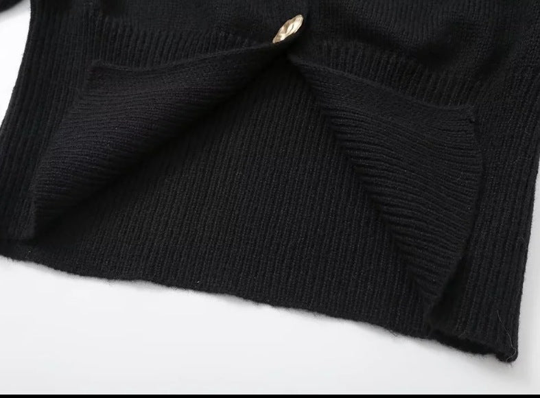 Women's V-Neck Button Knitting Cardigan 23