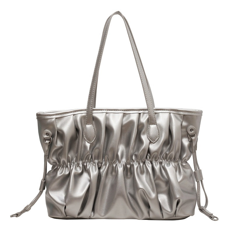 Cloud Bag Pleated Tote Bag Autumn And Winter Armpit Shoulder Bag Fashionable Women's Bag 11