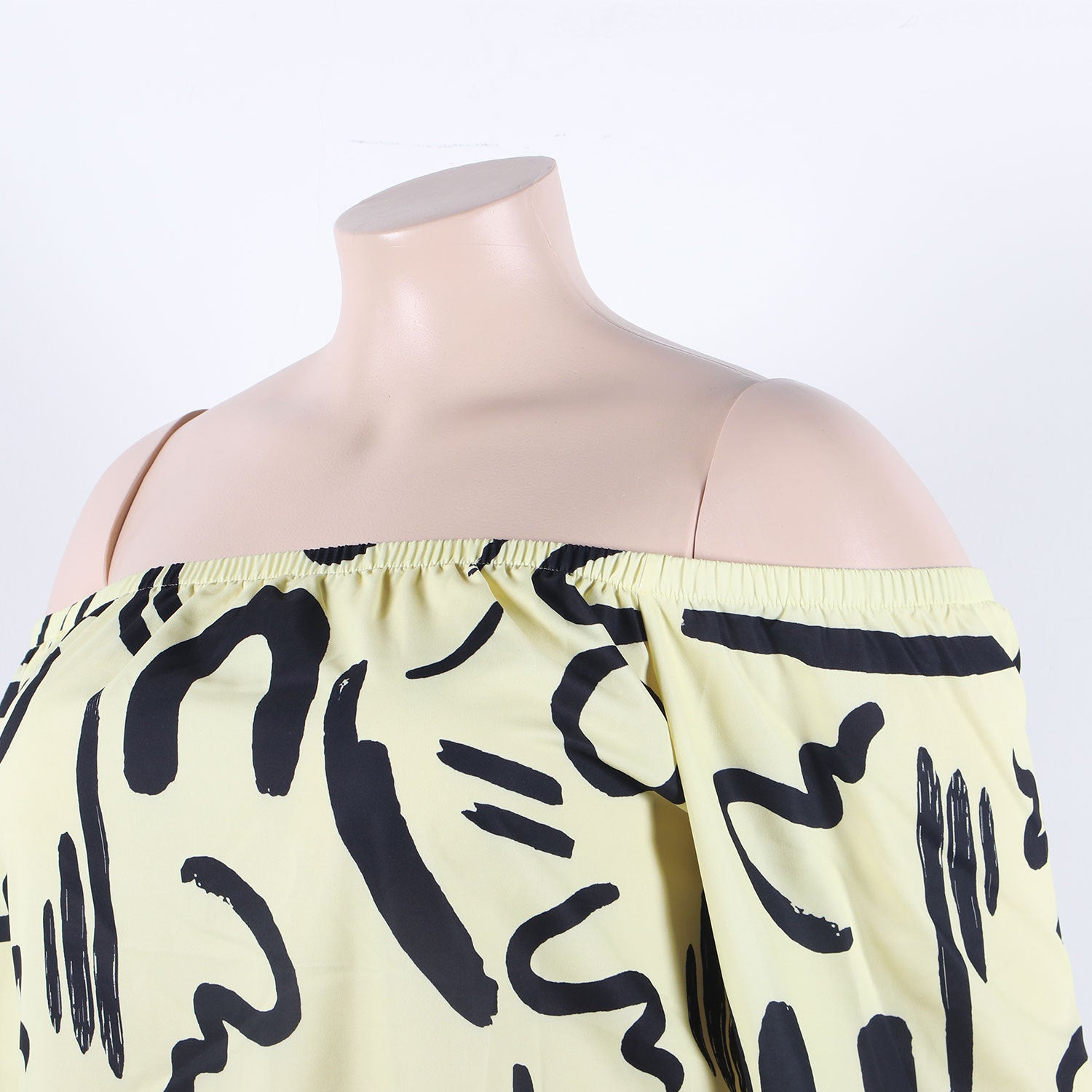 Sexy Casual Print Off Shoulder Plus Size Jumpsuit 15