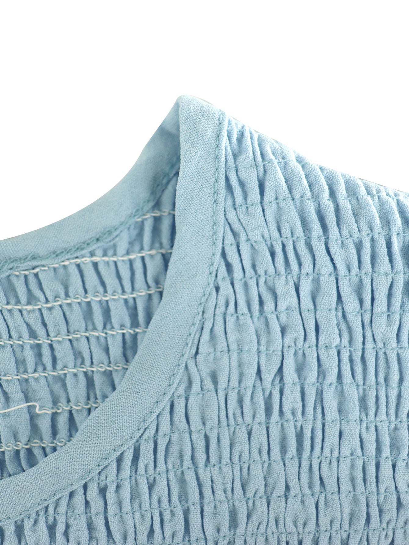 Solid Color Pleated Waist Casual Midi Dress 21