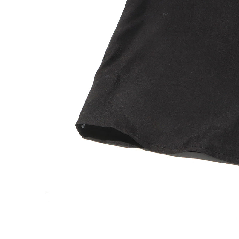 Elegant spring single-breasted shirt ruffled short skirt two-piece suit 15