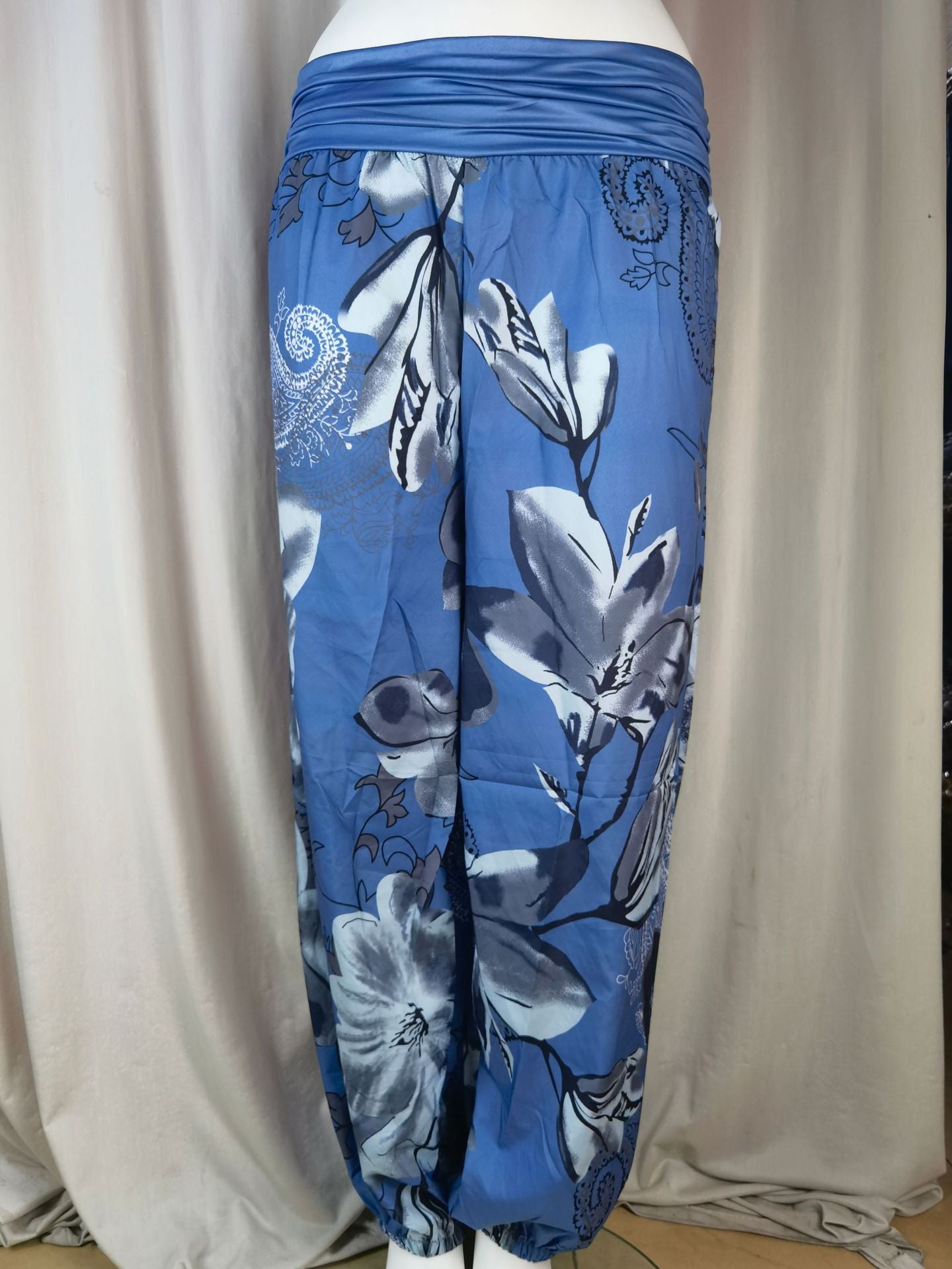 Women Printed Casual Wide-Leg Pants 65