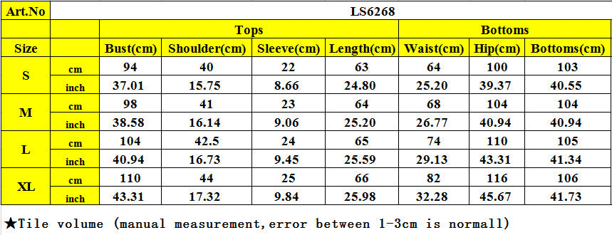 Women Fall Casual Letter Printed Top and Pants Two-piece Set 6