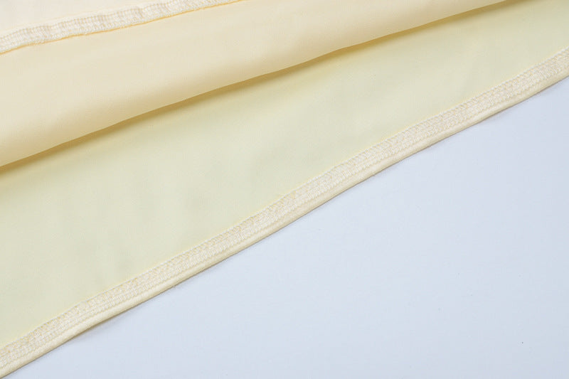 Spring Women's Solid Color Slim Crop Camisole High Waist Skirt Two Piece Set 11