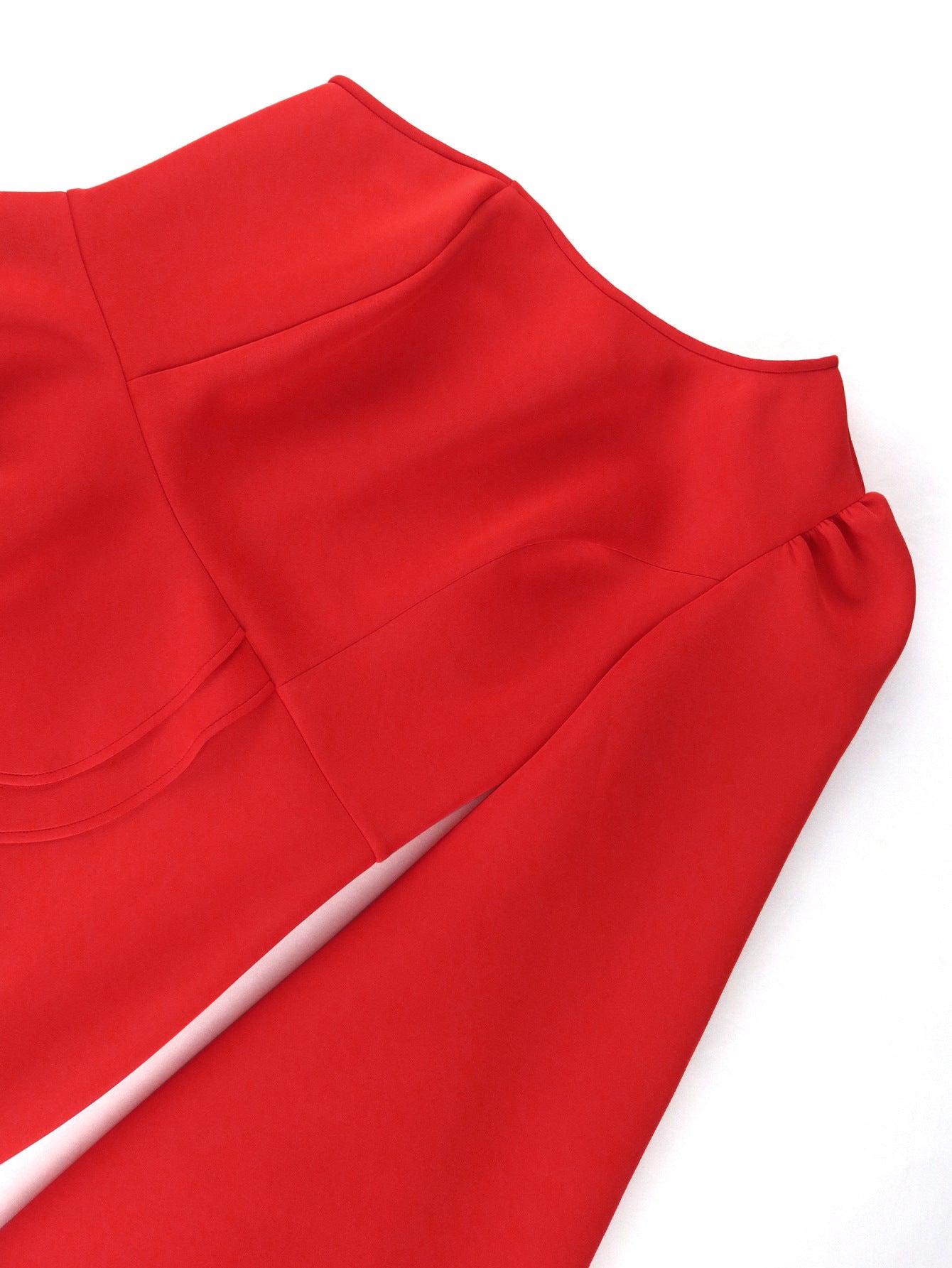 Style Slash Shoulder One-Sleeve Ruffle Party Cocktail Dress 8