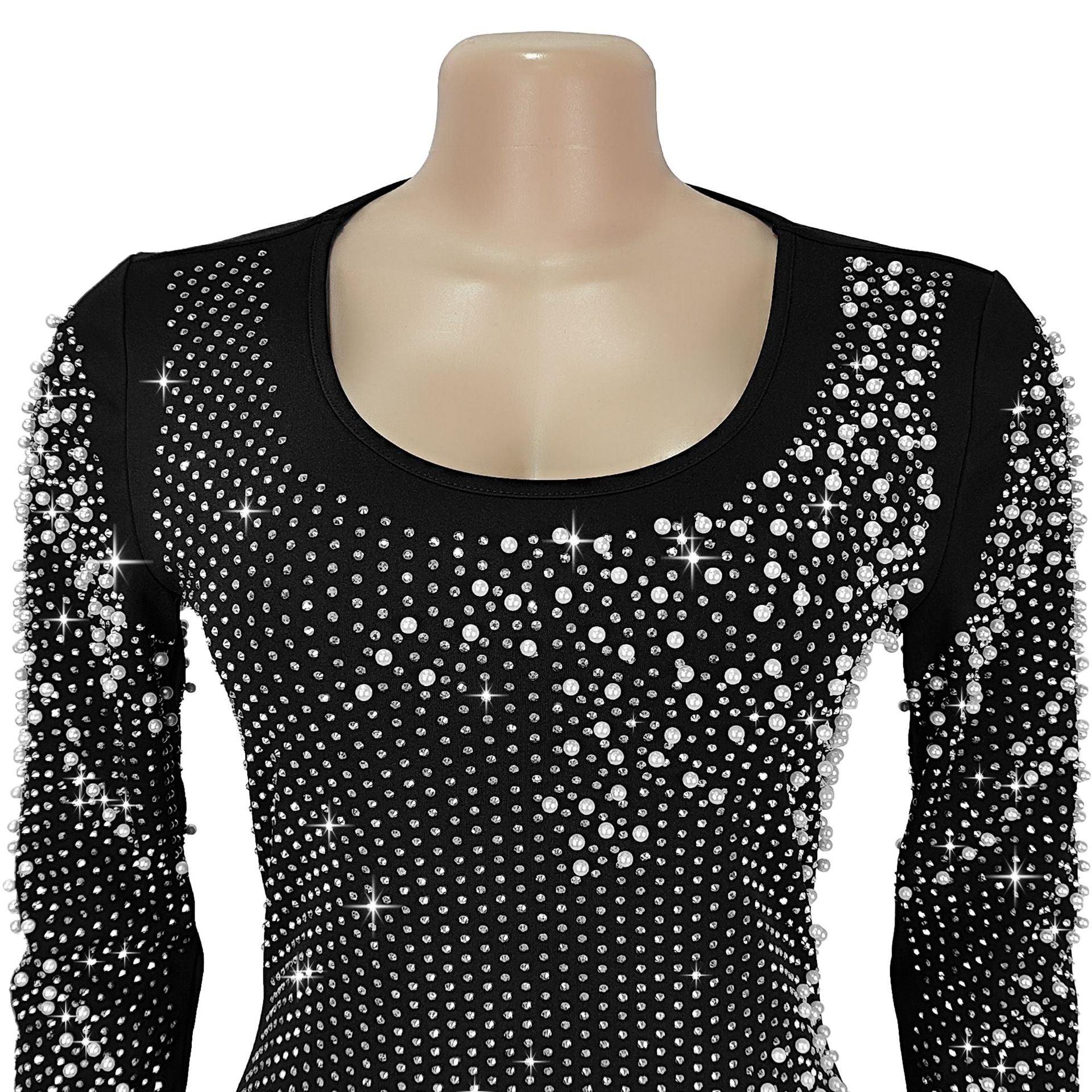 Women Beaded bubble beads elegant dress 9