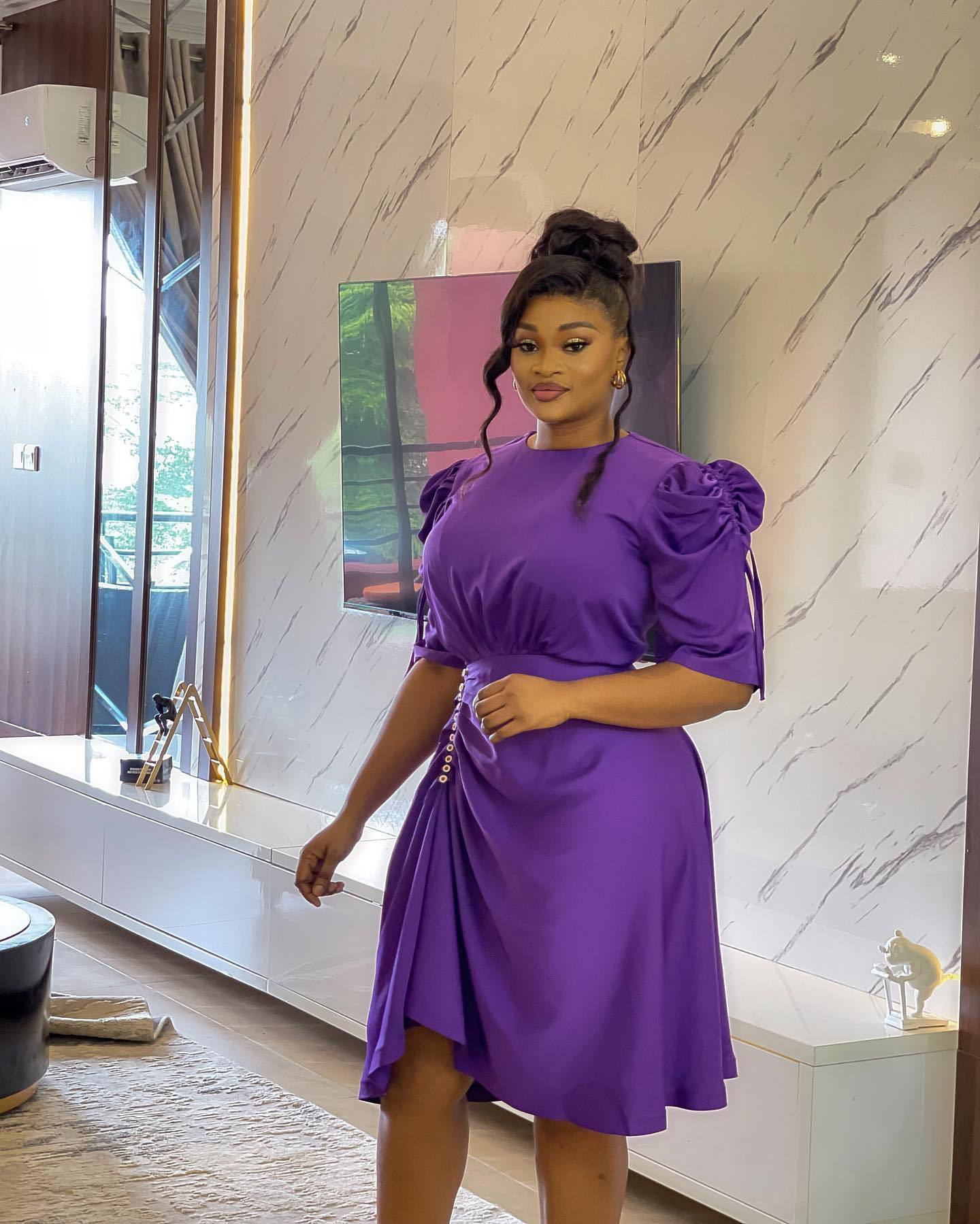 Women's Elegant Short Sleeve Ladies Dress 6