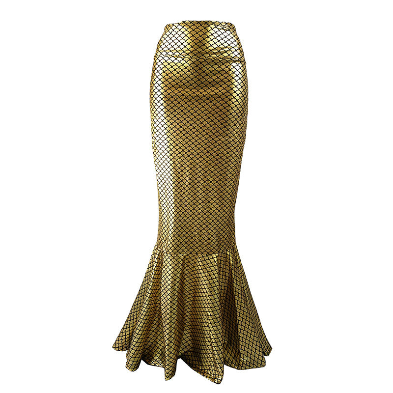 Sexy Mermaid High Waist Fishtail Skirt 5