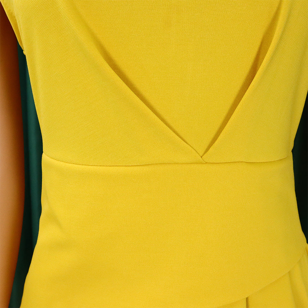 Women's Fashion Chic Elegant Pleated Bodycon Pencil African Dress 20