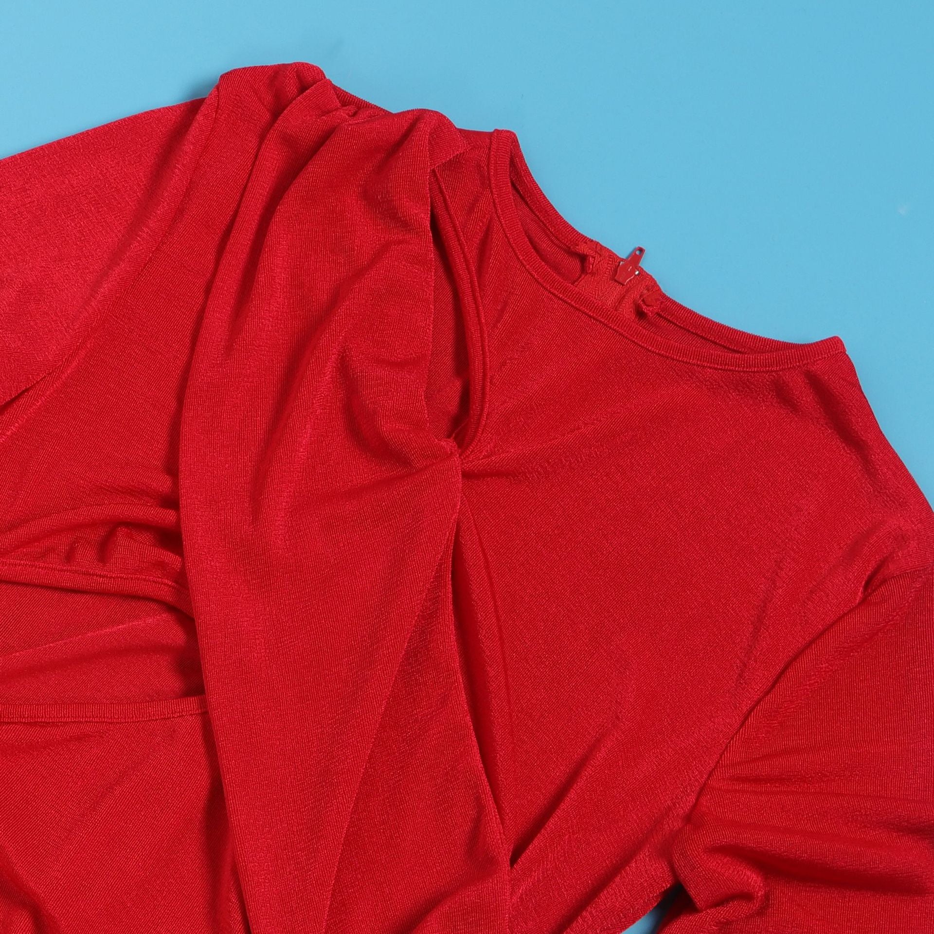 Sexy Slim Side Open Waist Nightclub Bodycon Dress 36