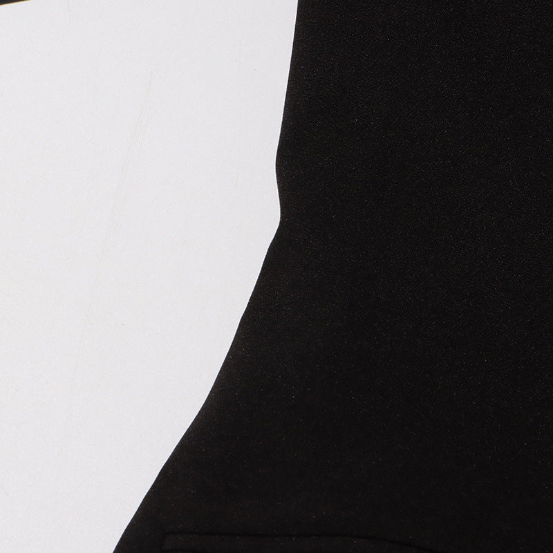 Off-Shoulder Strap Top High-Waist Pleated Skirt Two Piece Set 21