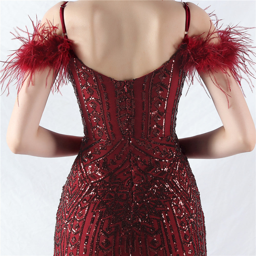 Luxury Sequins Plus Size Formal Party Evening Dress 25