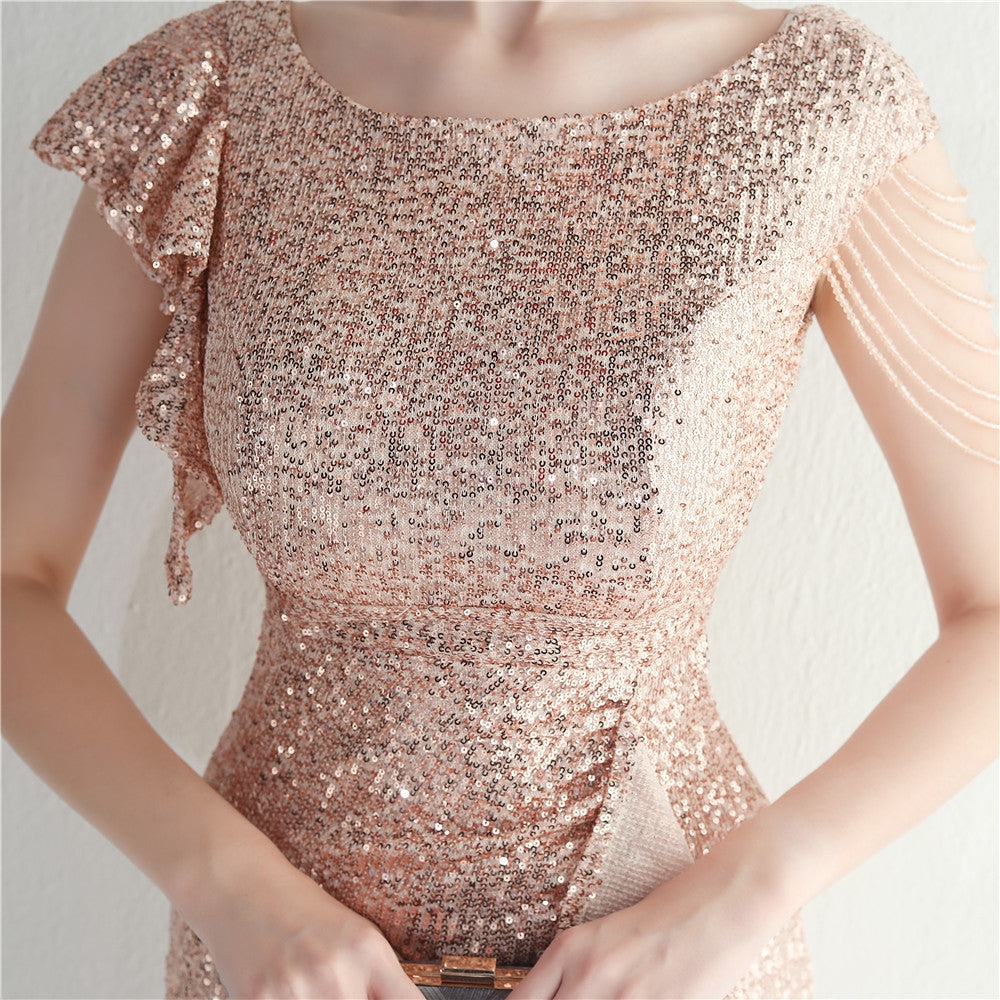 Beaded Sequin Nightclub Party Sexy Bodycon Short Dress 29