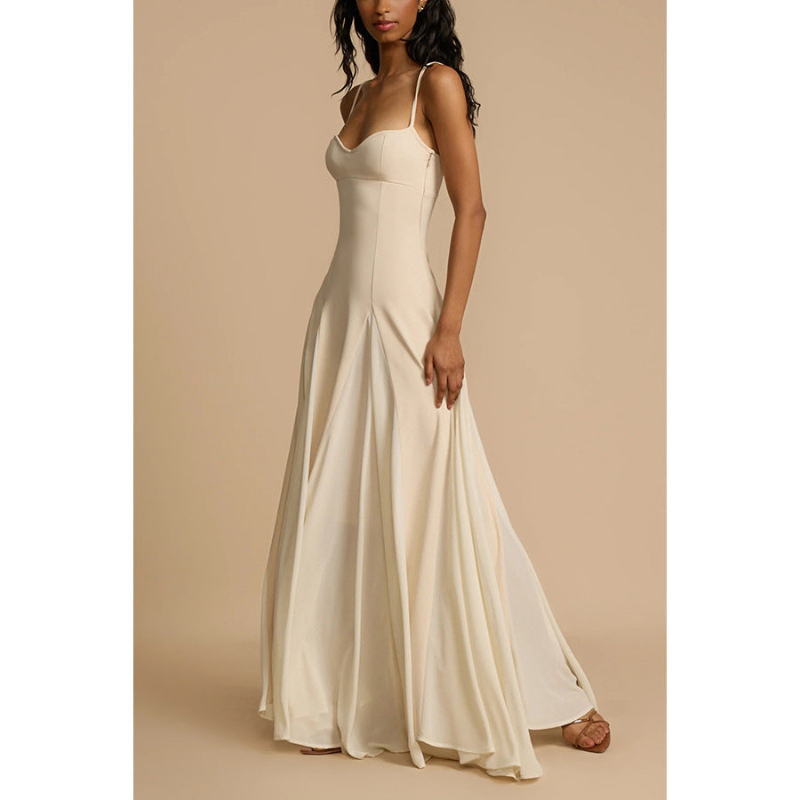 Women suspenders Casual Holidays zipper dress 5