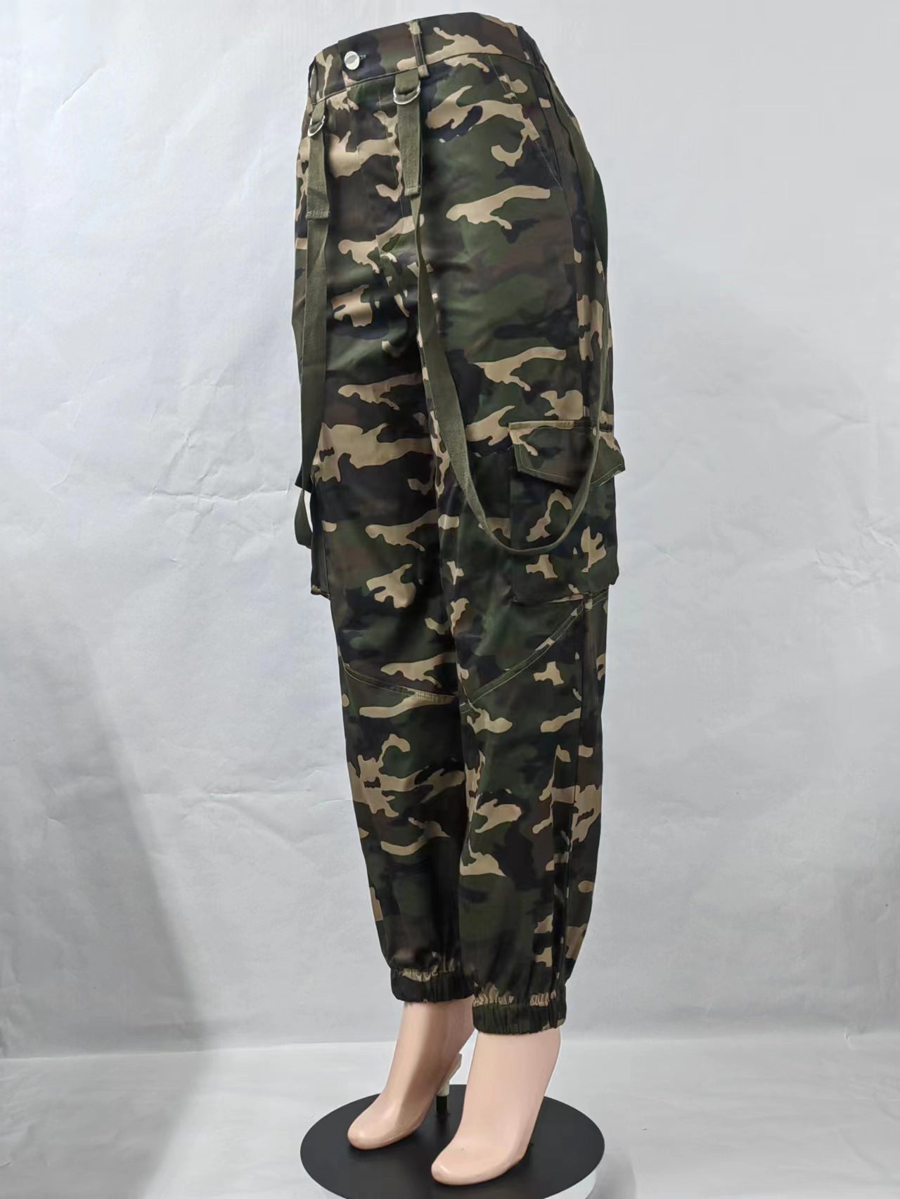 Trendy Street Fashion Camo Print Cargo Pants 5