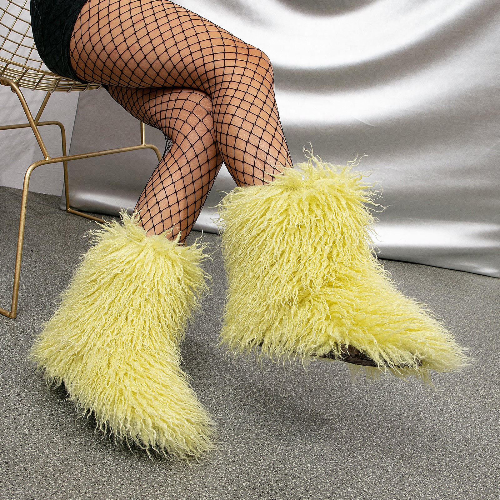 Wool Boots For Women Winter Imitation Fur Snow Boots 14