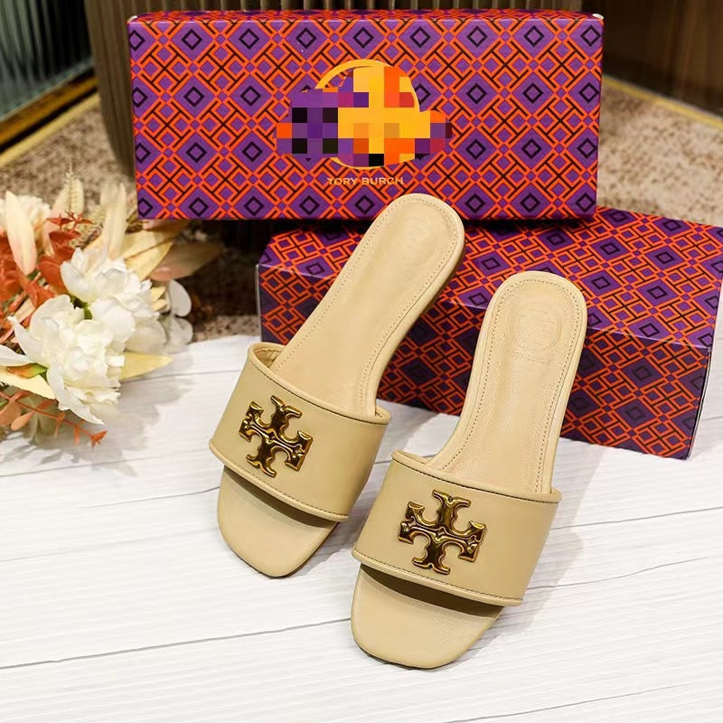 Flat bottom Casual summer one-line women's sandals Outdoor Wear comfortable fashion beach sandals 11