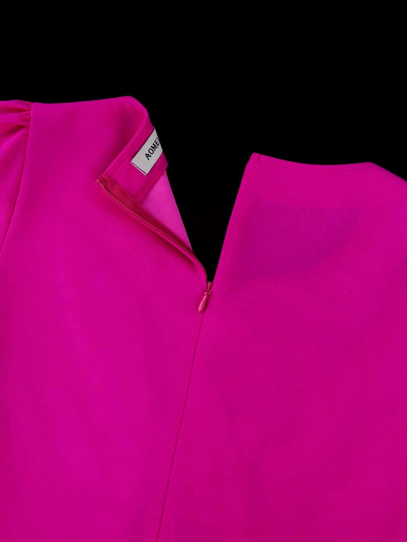 Women beaded v-neck long sleeve pleated party dress 6