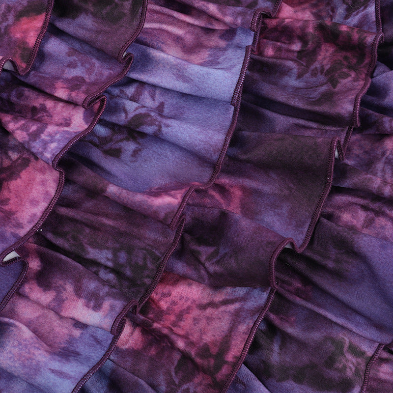 Women Summer Strapless Cake Sexy Mini Dress 15