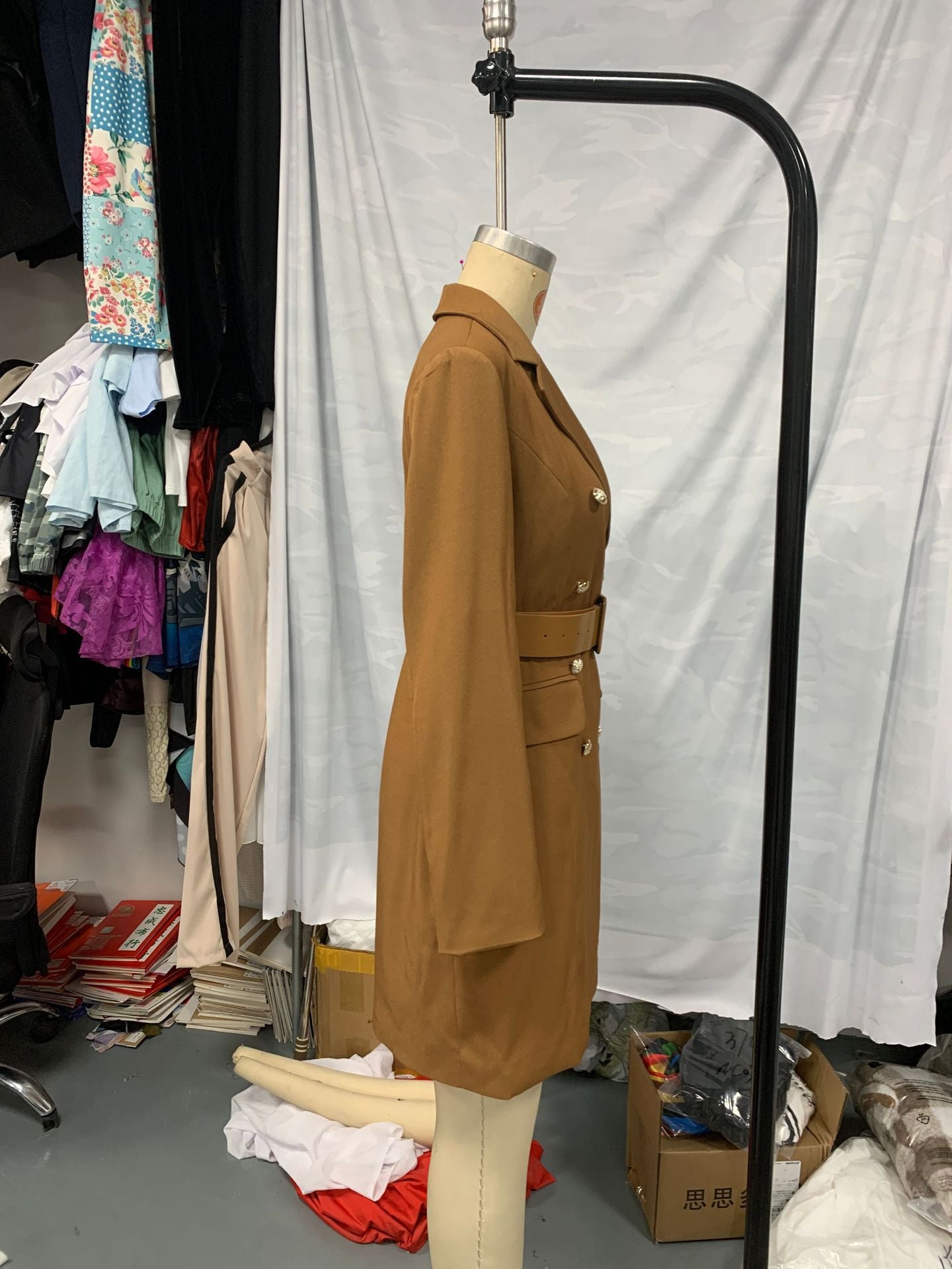 Women long sleeve Blazer dress 7