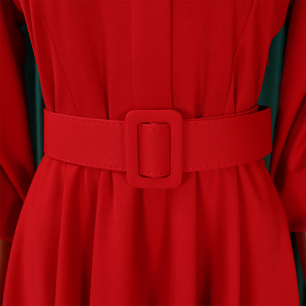 Women's Autumn And Winter Fashion Chic Plus Size Pleated A-Line African Dress 21