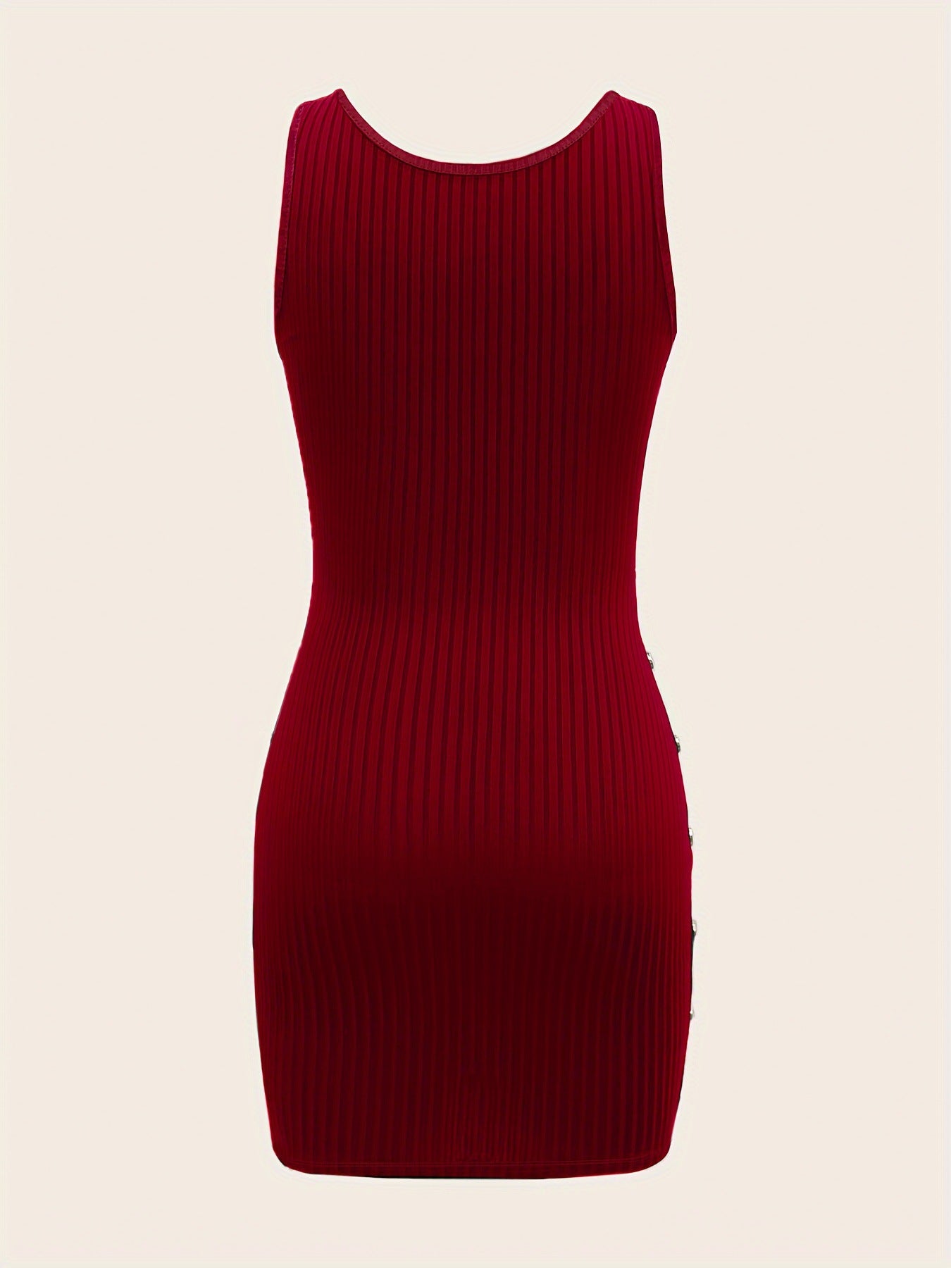 Summer  Street Solid Color Strap Sexy Women's Bodycon Dress 15