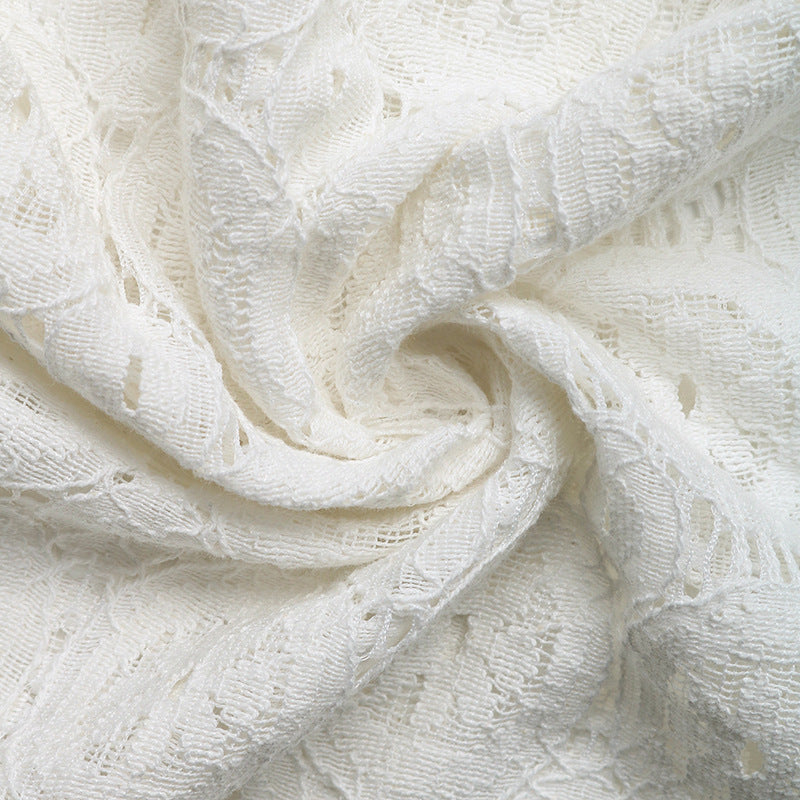 Women Summer Casual See-Through Lace Pants 12