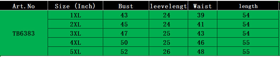 Plus Size Women Printed V-Neck Dress 13