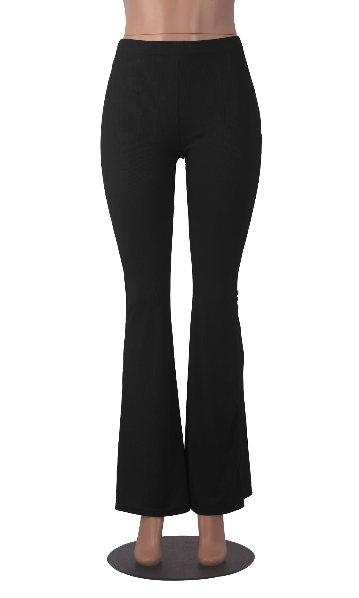 Women Elastic Bell Bottom Pants 19