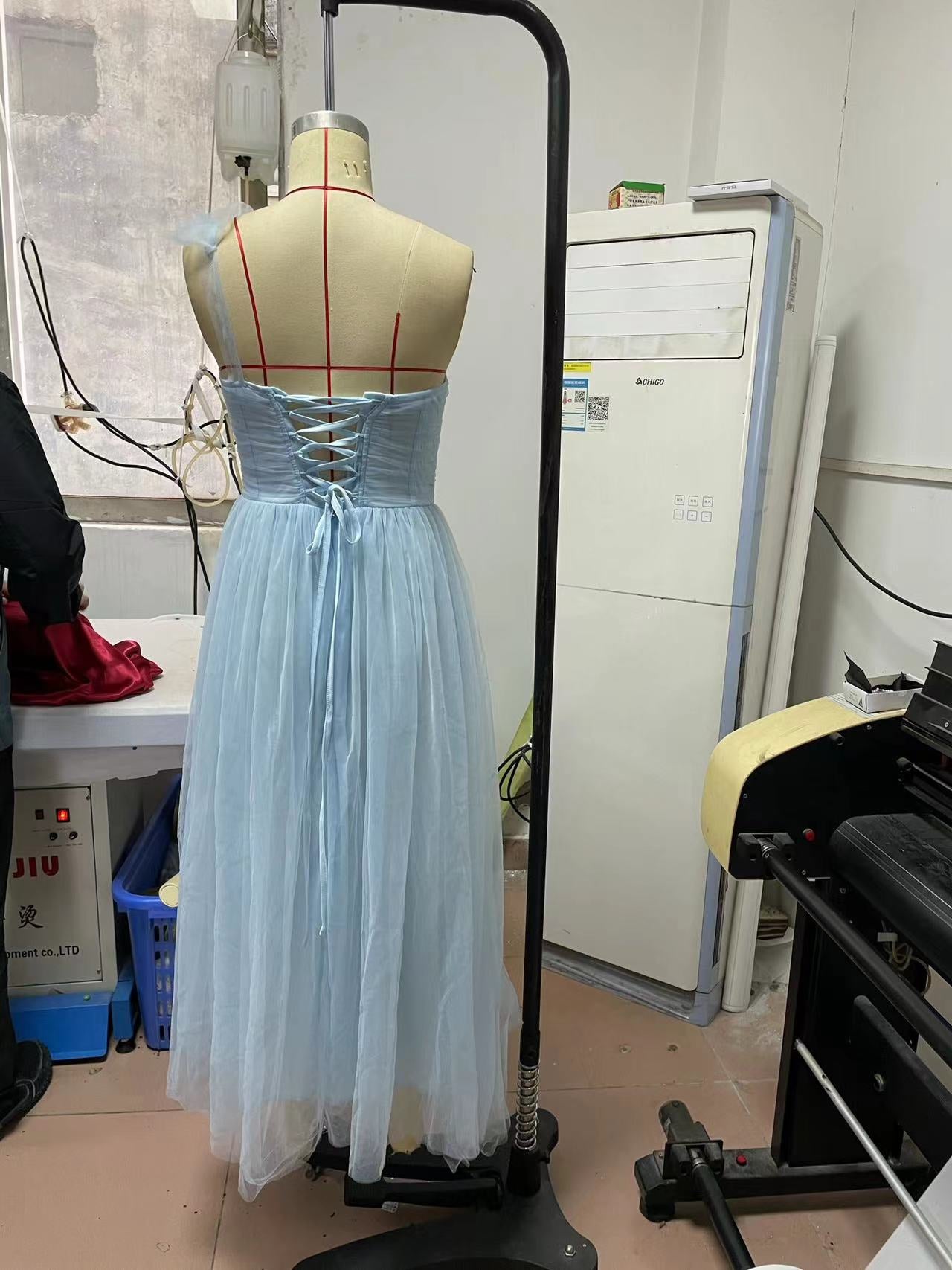 Women's Tailor Mesh Formal Party Princess Dress 10