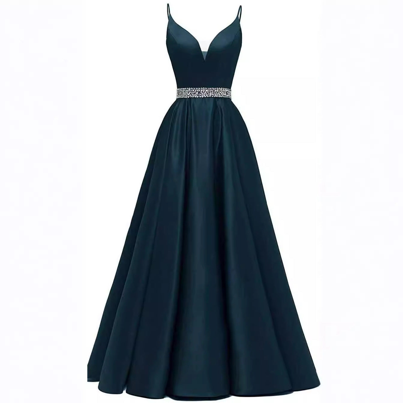 Women Halter Party Birthday Party Evening Dress 5