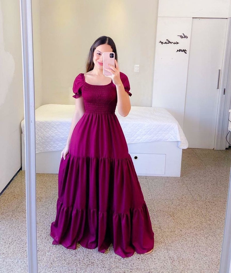 Women Off Shoulder Floral Off Shoulder Solid Dress 5