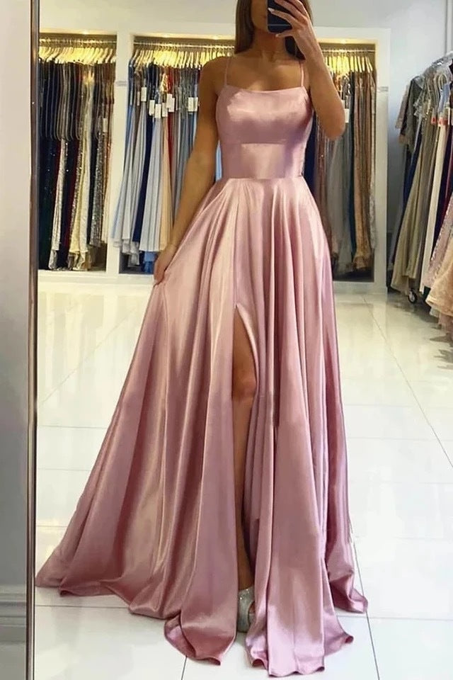 Women Bridesmaid Dresses Sexy Slit Prom Evening Dresses（Processing time need 3-6 days） 10