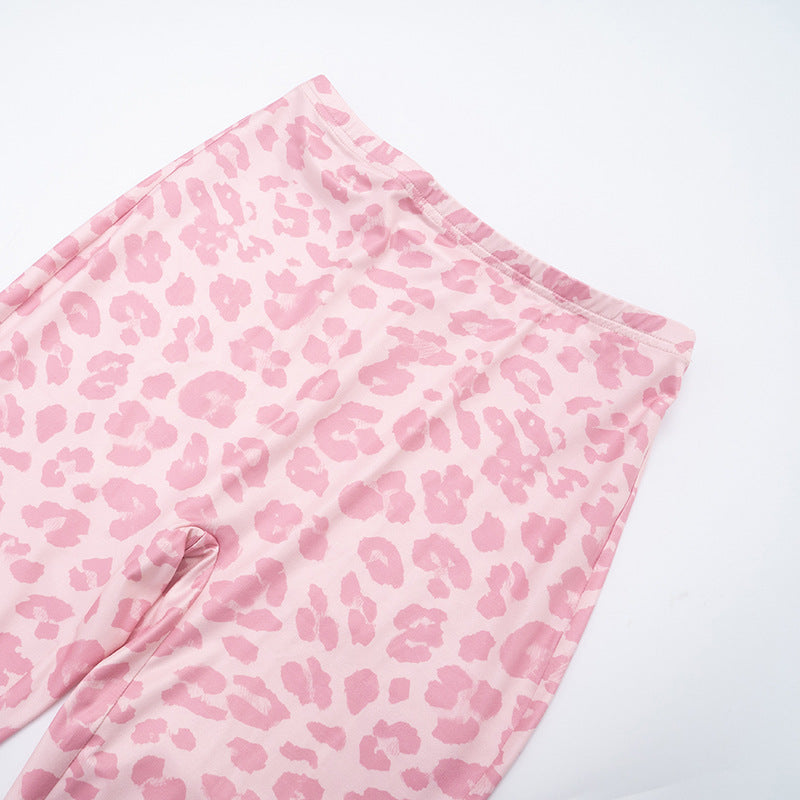 Women's Autumn Fashion Hooded Camouflage Print Long Sleeve Sports Slim Fit Casual Pants Set 25